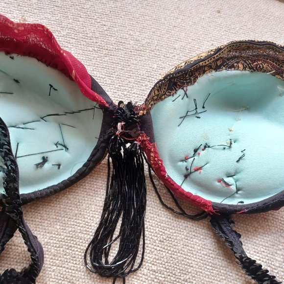 Handcrafted Belly Dance Costume Sets and Hip Scarves for Sale - Picture 14 of 15